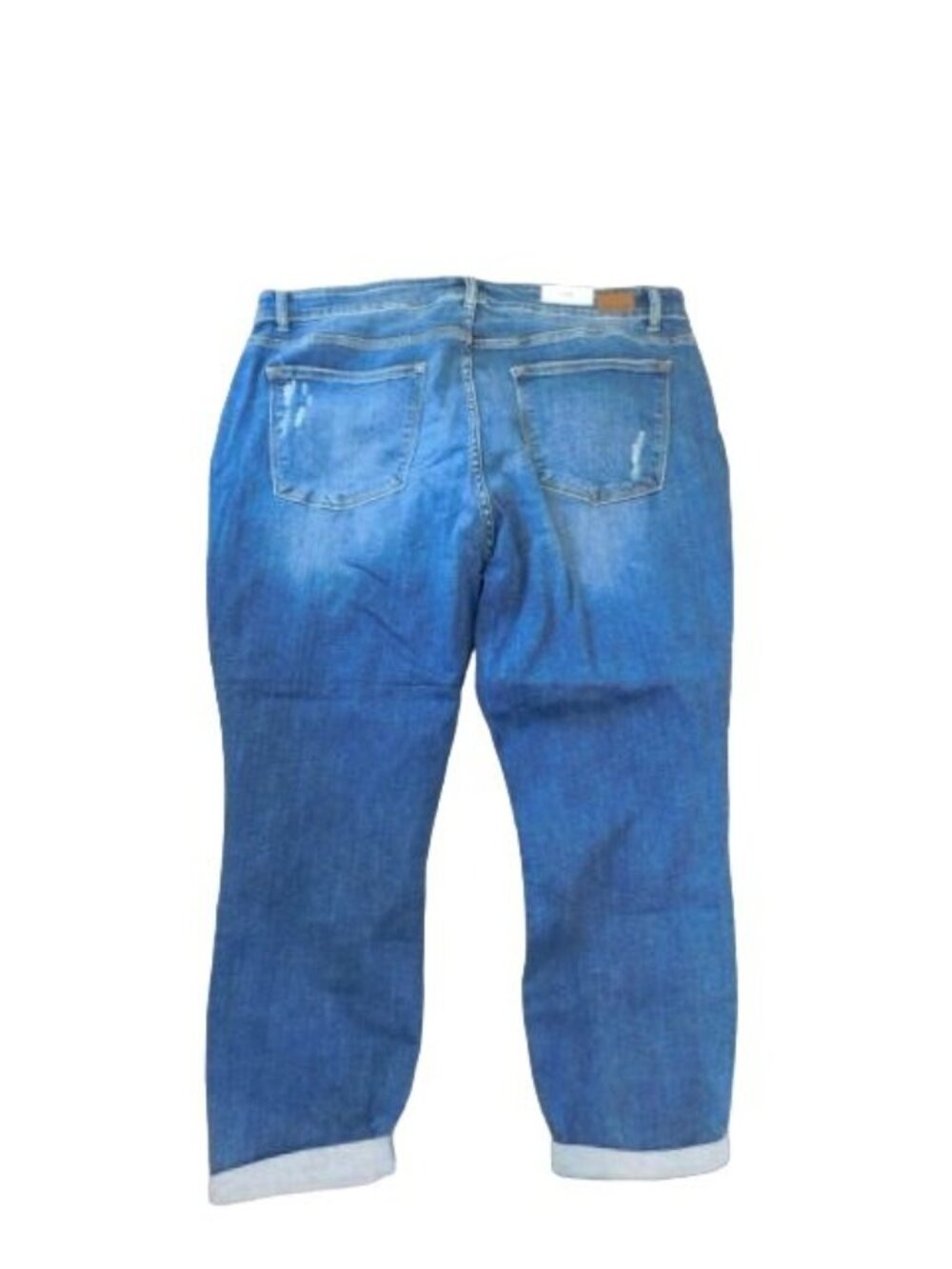 Judy Blue Size 22W Plus Size Distressed Mid Rise STRETCH Denim Jeans NWT - Picture 3 of 3